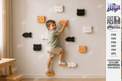Kids Climbing Wall Panel Laser Cut | Wall Board | Nursery Product Image 1