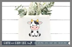 Baby Cow SVG, PNG, JPEG Product Image 3