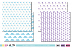 Playful dinosaur themed scrapbook paper pack for kids crafts