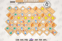 Kids Dominoes Laser Cut |Cute Animals SVG|Find a Match| CNC Product Image 2