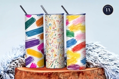 Seamless Kids Crayon Scribble Pattern Digital Paper Product Image 3