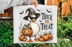 Halloween Goose PNG, Trick or Treat Goose Png Product Image 2