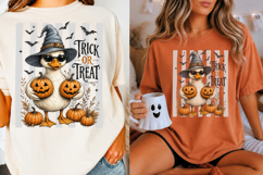 Kids Halloween Goose PNG, Trick or Treat Goose Png Product Image 2