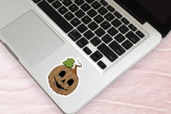 Halloween Pumpkin sticker Bundle, Halloween Stickers Product Image 7