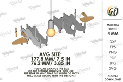 Kids hanging light shade Bundle Laser Cut. Kids room decor Product Image 8
