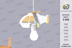 Kids hanging light shade Bundle Laser Cut. Kids room decor Product Image 15