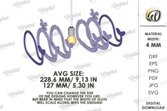 Kids hanging light shade Bundle Laser Cut. Kids room decor Product Image 18