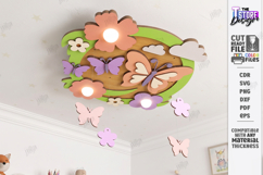 Kids Lamp Laser Cut Bundle | Animal Night Light | Nursery Product Image 12