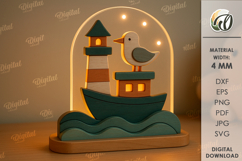 Kids Led Stands Bundle Laser Cut. Kids Room Stand Decor SVG Product Image 4