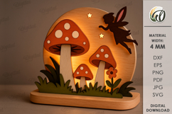 Kids Led Stands Bundle Laser Cut. Kids Room Stand Decor SVG Product Image 6
