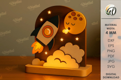Kids Led Stands Bundle Laser Cut. Kids Room Stand Decor SVG Product Image 11
