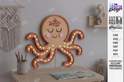 Kids Night Light Laser Cut Bundle | 3D Animal Lamp | Nursery Product Image 11