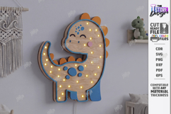 Kids Night Light Laser Cut Bundle | 3D Animal Lamp | Nursery Product Image 2