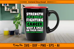 Child Fighting Cancer Liver Cancer Awareness SVG File Product Image 3