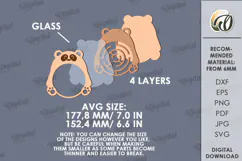 3D Kids Maze Laser Cut. Children's toy SVG. Panda SVG Product Image 2