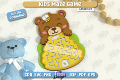 Kids Maze Game Laser Cut Bundle, Kids Wooden Board Game SVG Product Image 12