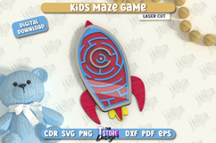 Kids Maze Game Laser Cut Bundle, Kids Wooden Board Game SVG Product Image 4