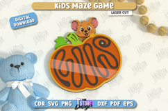 Kids Maze Game Laser Cut Bundle, Kids Wooden Board Game SVG Product Image 11