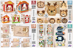 Kids Mega Bundle Laser Cut | Kids Laser | Nursery | Baby SVG Product Image 7