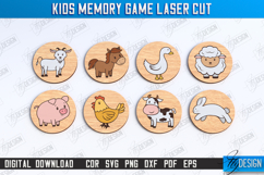 Kids Memory Game Laser Cut Bundle,Matching Game Set with Box Product Image 6