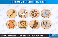 Kids Memory Game Laser Cut Bundle,Matching Game Set with Box Product Image 8