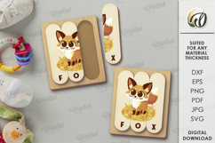 Kids montessori puzzle Bundle Laser Cut. Animal Puzzle SVG Product Image 10