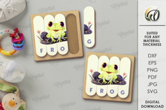 Kids montessori puzzle Bundle Laser Cut. Animal Puzzle SVG Product Image 12