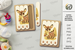 Kids montessori puzzle Bundle Laser Cut. Animal Puzzle SVG Product Image 13