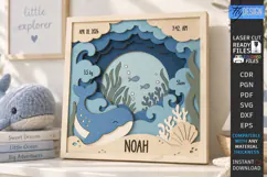 Kids Multilayer Photo Frame Laser Cut | 3D Kids Laser | CNC Product Image 1