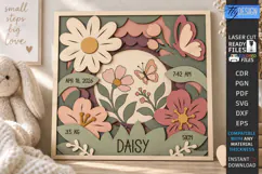 Kids Multilayer Photo Frame Laser Cut | 3D Kids Laser | CNC Product Image 1