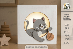 3D Kids Animal Night Lamps Bundle Laser Cut. Night Light SVG Product Image 11