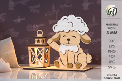 Kids Nignt Lanterns Bundle Laser Cut. Cute animas SVG Product Image 14