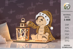 Kids Nignt Lanterns Bundle Laser Cut. Cute animas SVG Product Image 7