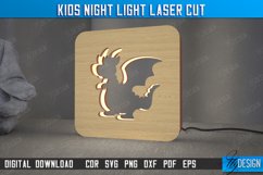 Kids Night Light | Table Figurines | Dragon Silhouette | CNC Product Image 1