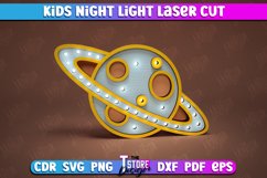 Kids Night Light Laser Cut Bundle, Led Table Lamp For Kids Product Image 4