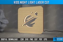 Kids Night Light | Table Figurines | Planet Silhouette | CNC Product Image 1
