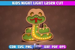 Kids Night Light Laser Cut Bundle, Led Table Lamp For Kids Product Image 5