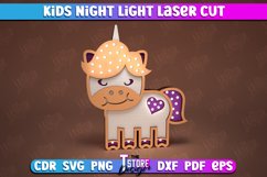 Kids Night Light Laser Cut Bundle, Led Table Lamp For Kids Product Image 6