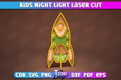 Kids Night Light Laser Cut Bundle, Led Table Lamp For Kids Product Image 7