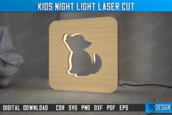 Kids Night Light | Table Figurines | Fox Silhouette | CNC Product Image 1