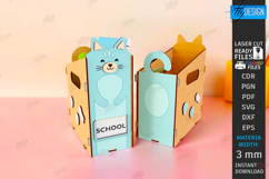 Kids Paper Storage Boxes Laser Cut Bundle|Book Trays|School Product Image 8