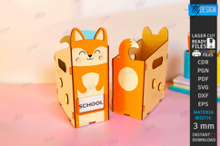 Kids Paper Storage Boxes Laser Cut Bundle|Book Trays|School Product Image 10