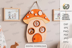 Kids Photo Frames Bundle Laser Cut. Wall Picture Frame SVG Product Image 2