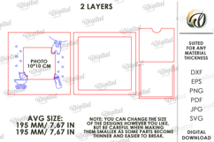Kids Photo Frame Laser Cut. Picture Frame SVG Product Image 2