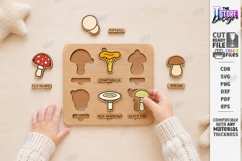 Toddler Wooden Matching Puzzle Laser Cut Bundle | Montessori Product Image 9