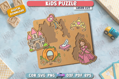 Kids Wooden Puzzle Laser Cut | Montessori | Educational Game Product Image 1