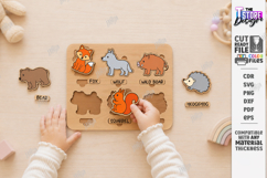 Toddler Wooden Matching Puzzle Laser Cut Bundle | Montessori Product Image 12