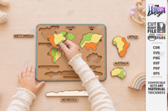 Toddler Wooden Matching Puzzle Laser Cut Bundle | Montessori Product Image 16