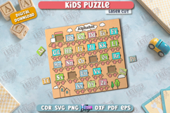 Kids Wooden Puzzle Laser Cut | Montessori | Educational Game Product Image 1