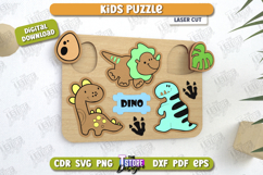 Kids Wooden Puzzle Laser Cut | Montessori | Educational Game Product Image 1